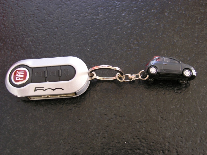 Porte clés Les clés de ma Fiat 500