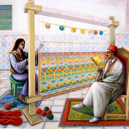 Couple traditionnel tunisien