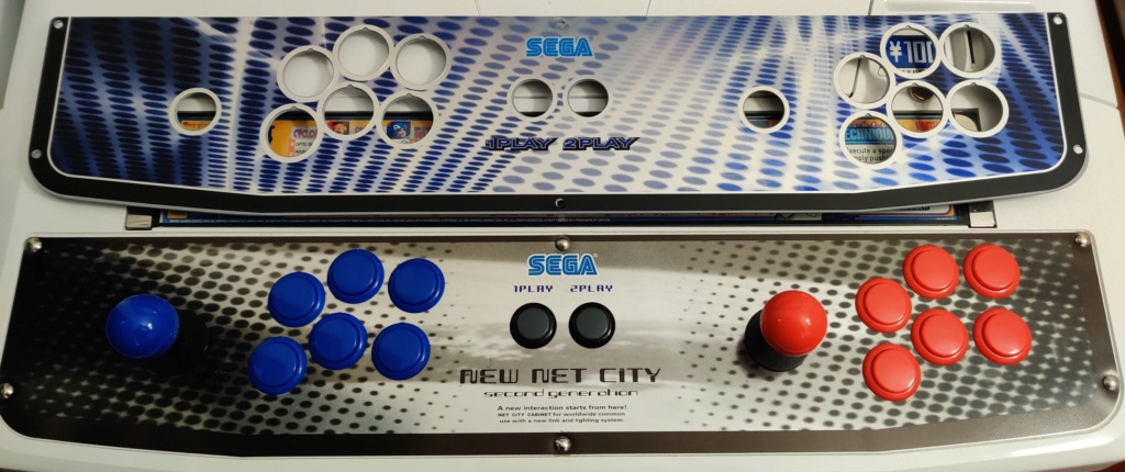 FS Parts: - Control Panel SEGA Genuine NOS overlay New Net City, Naomi,  Astro City etc. | Museum of the Game® & International Arcade Museum® Forums